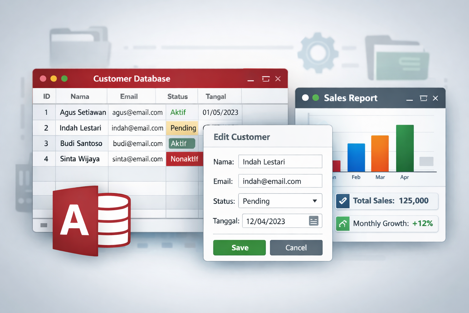 Ilustrasi Microsoft Access