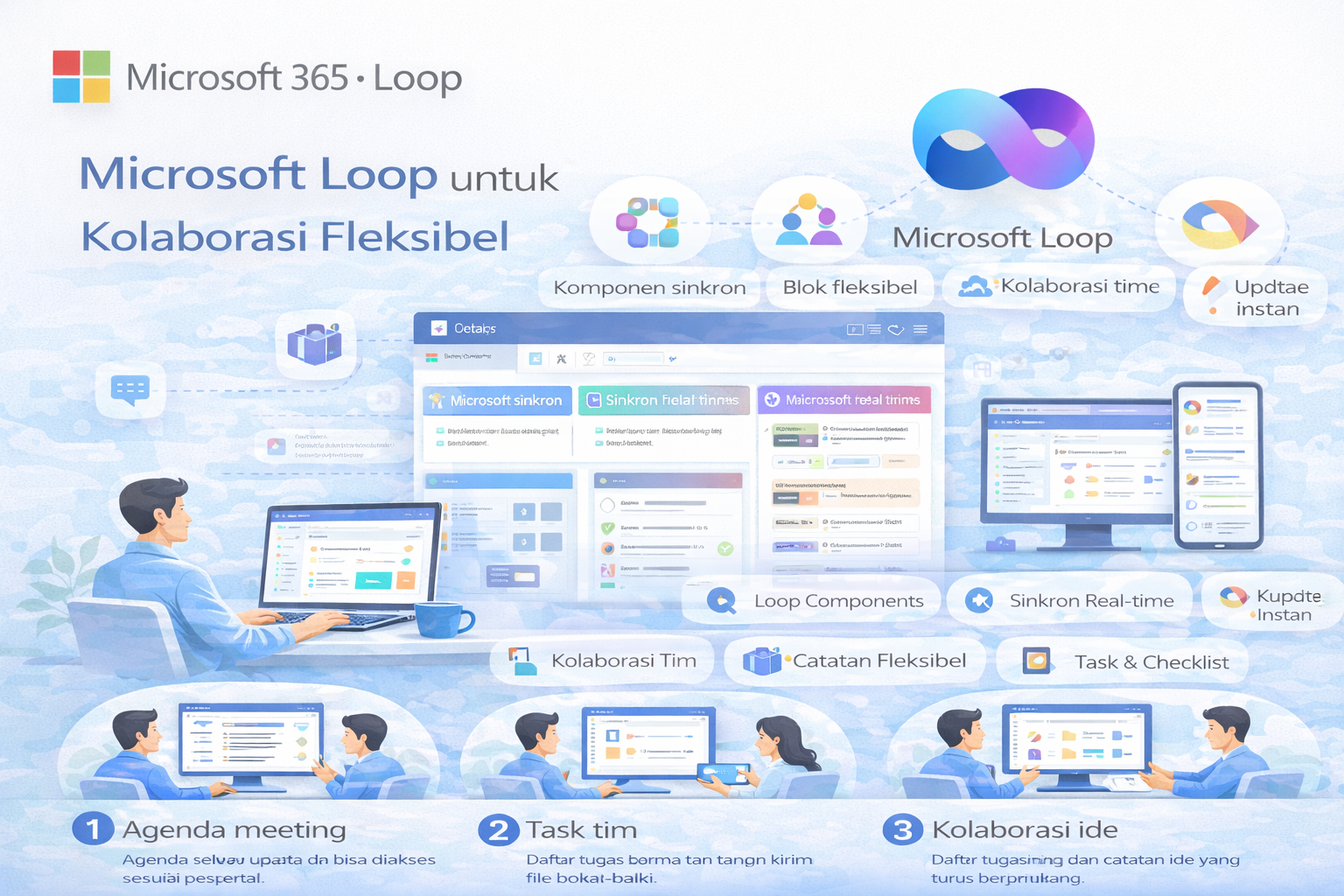 Ilustrasi Microsoft Loop