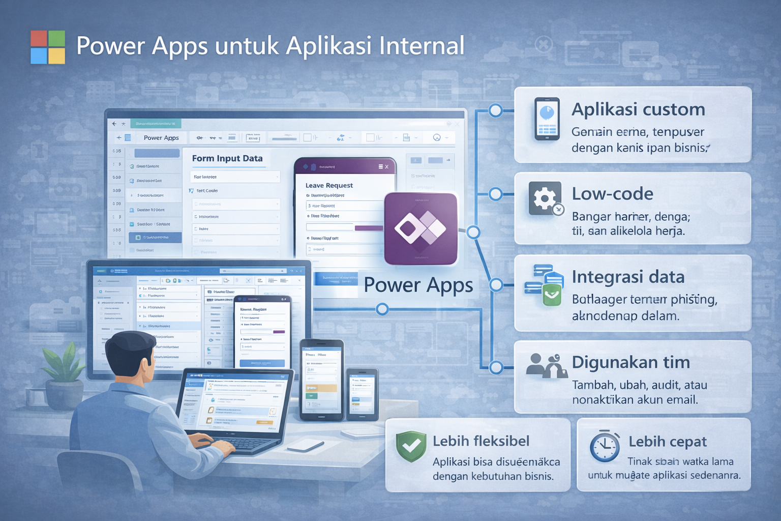 Ilustrasi Power Apps