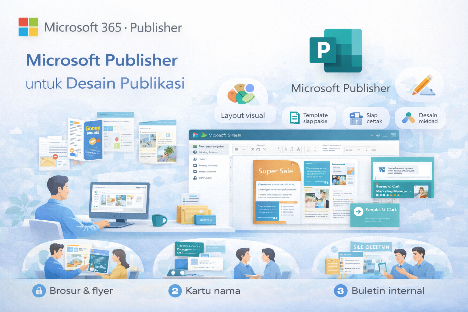 Ilustrasi Microsoft Publisher