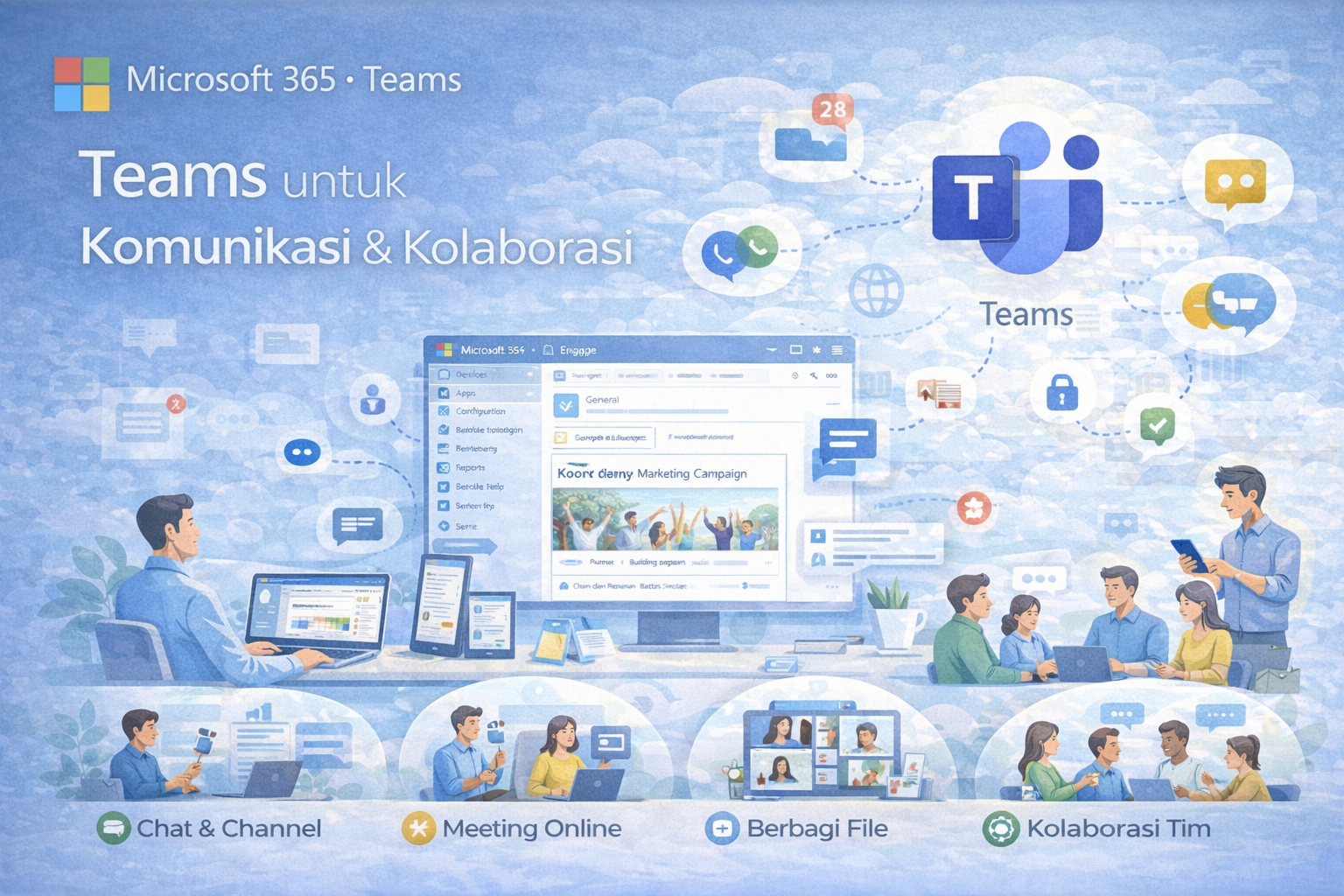 Ilustrasi Microsoft Teams